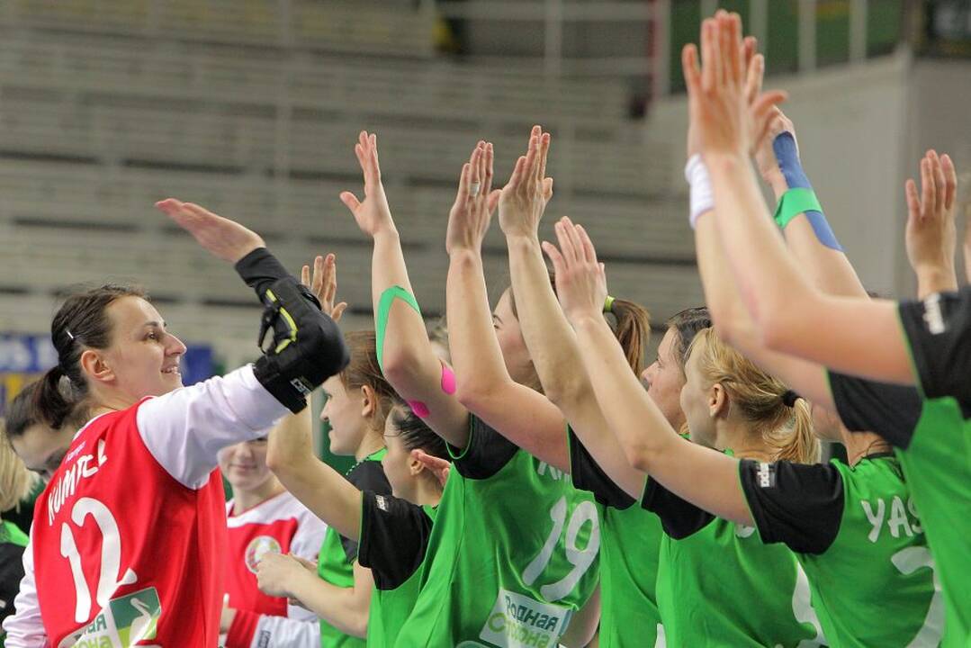 Lietuvos rankininkės Kaune pralaimėjo baltarusėms Europos čempionato atrankos rungtynes 21:29.