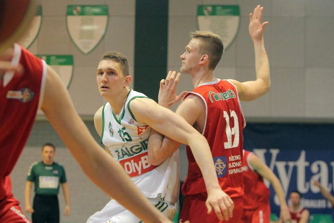 Nacionalinės krepšinio lygos ketvirtfinalis: Kauno „Žalgiris-2“ – „Mažeikiai“ 71:68.