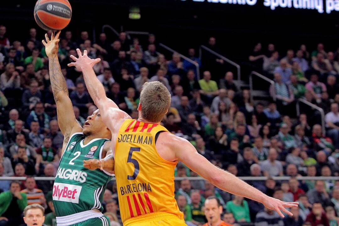 Eurolyga: Kauno „Žalgiris“ – FC „Barcelona“ 59:66.