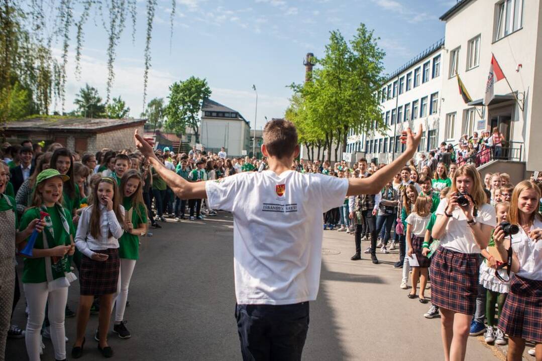 Žalgiriečiai gimnazijoje