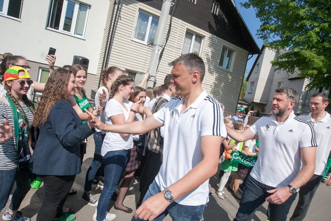 Žalgiriečiai gimnazijoje