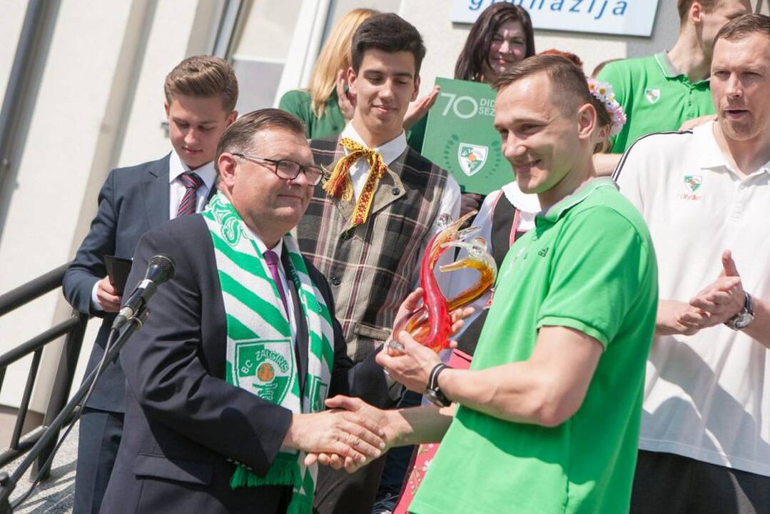 Žalgiriečiai gimnazijoje