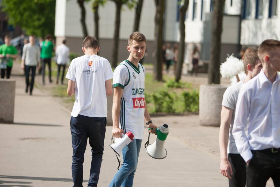 Žalgiriečiai gimnazijoje