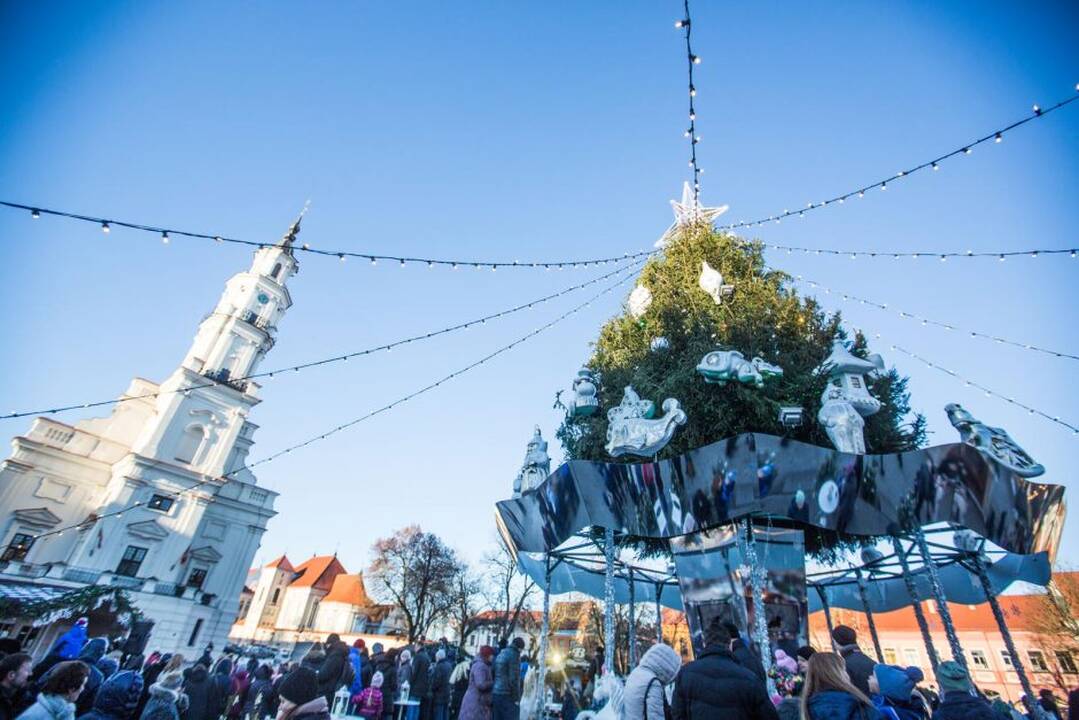 Kalėdinio miestelio atidarymas