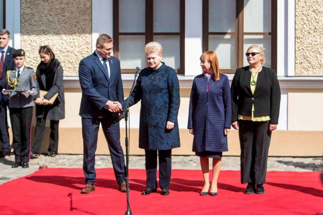 Kadetų priesaika prezidentūroje