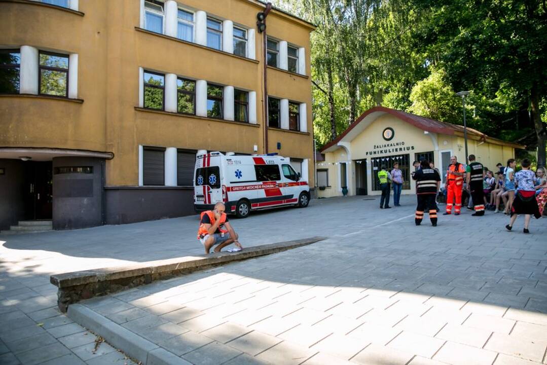 Nukritęs Žaliakalnio funikulierius