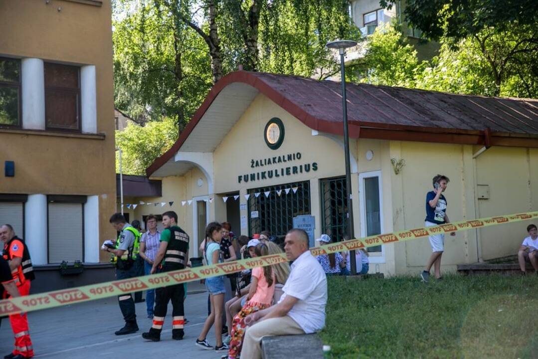 Nukritęs Žaliakalnio funikulierius