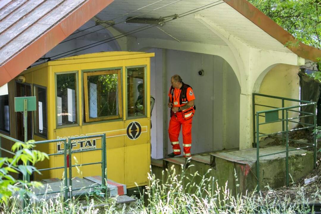 Nukritęs Žaliakalnio funikulierius
