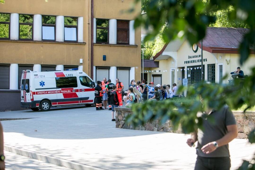 Nukritęs Žaliakalnio funikulierius
