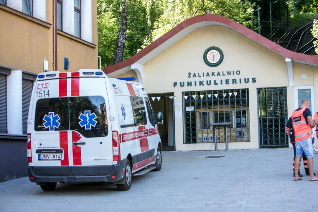 Nukritęs Žaliakalnio funikulierius