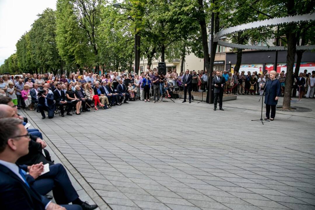 Ka­ra­lius Kau­ne pa­ger­bė sa­vo tau­tie­tį