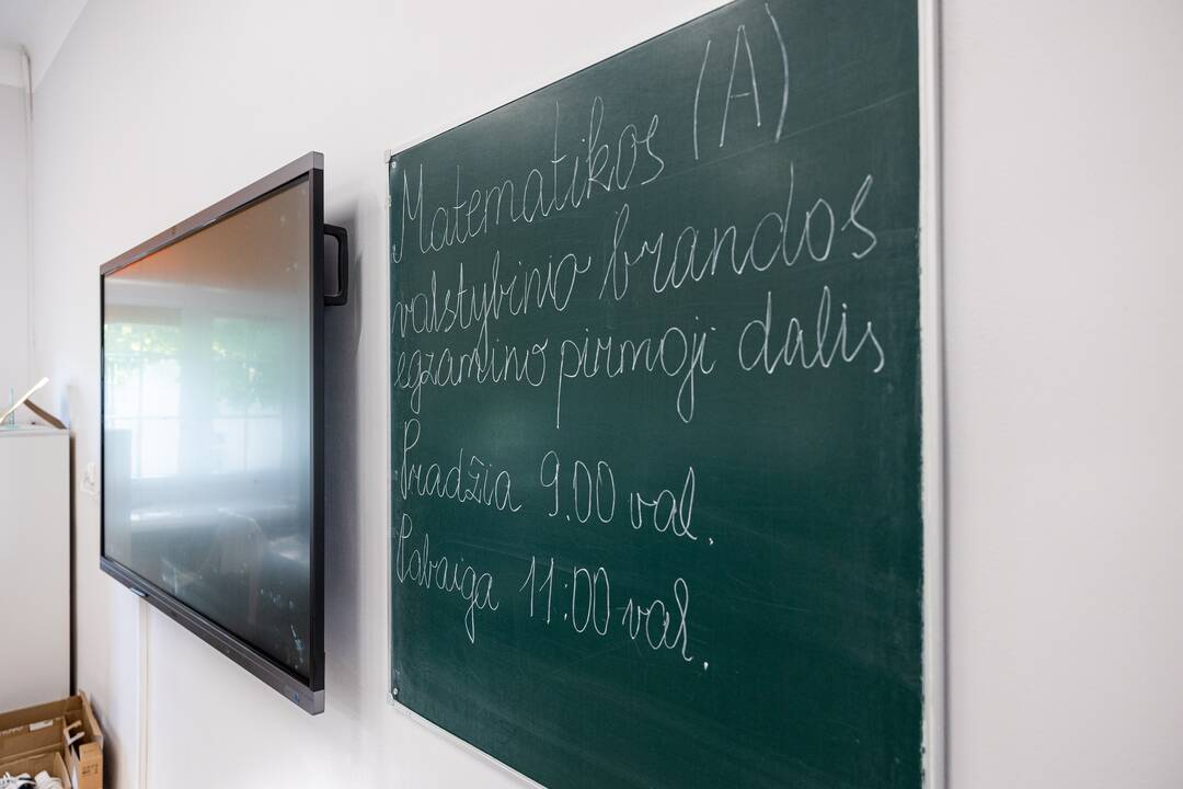 Paskelbė šešių brandos egzaminų pirmų dalių rezultatus