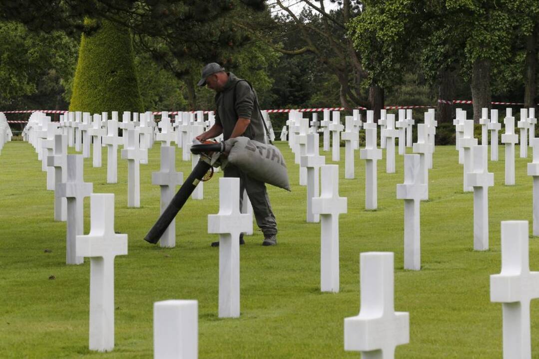 Britanijos karo veteranas grįžo į slaugos namus į Normandiją