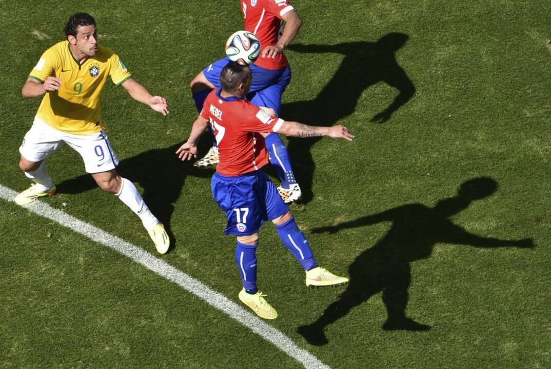 Pasaulio futbolo čempionatas: Brazilija - Čilė