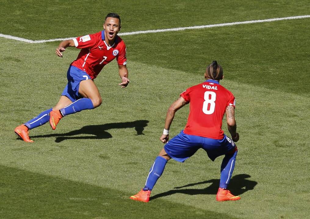 Pasaulio futbolo čempionatas: Brazilija - Čilė