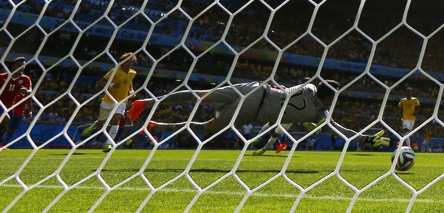 Pasaulio futbolo čempionatas: Brazilija - Čilė