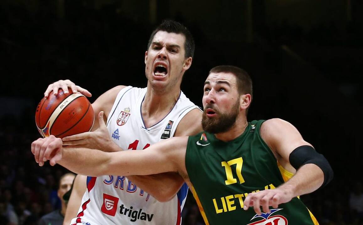 Europos čempionato pusfinalis: Lietuva - Serbija 67:64
