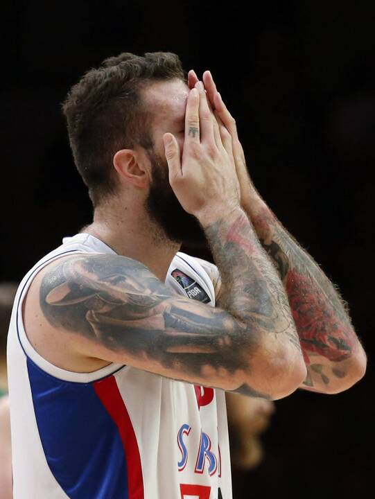 Europos čempionato pusfinalis: Lietuva - Serbija 67:64