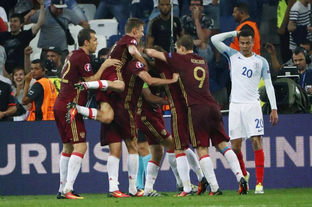 Euro 2016: Anglija - Rusija 1:1