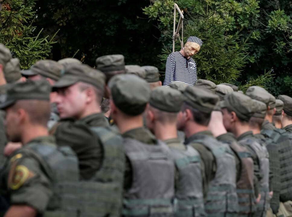 Protestas Kijeve prieš rinkimus Rusijoje