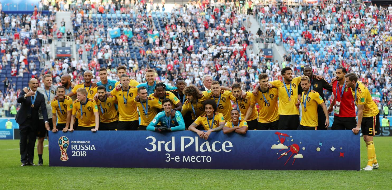 Pasaulio futbolo čempionatas: Belgija - Anglija 2:0