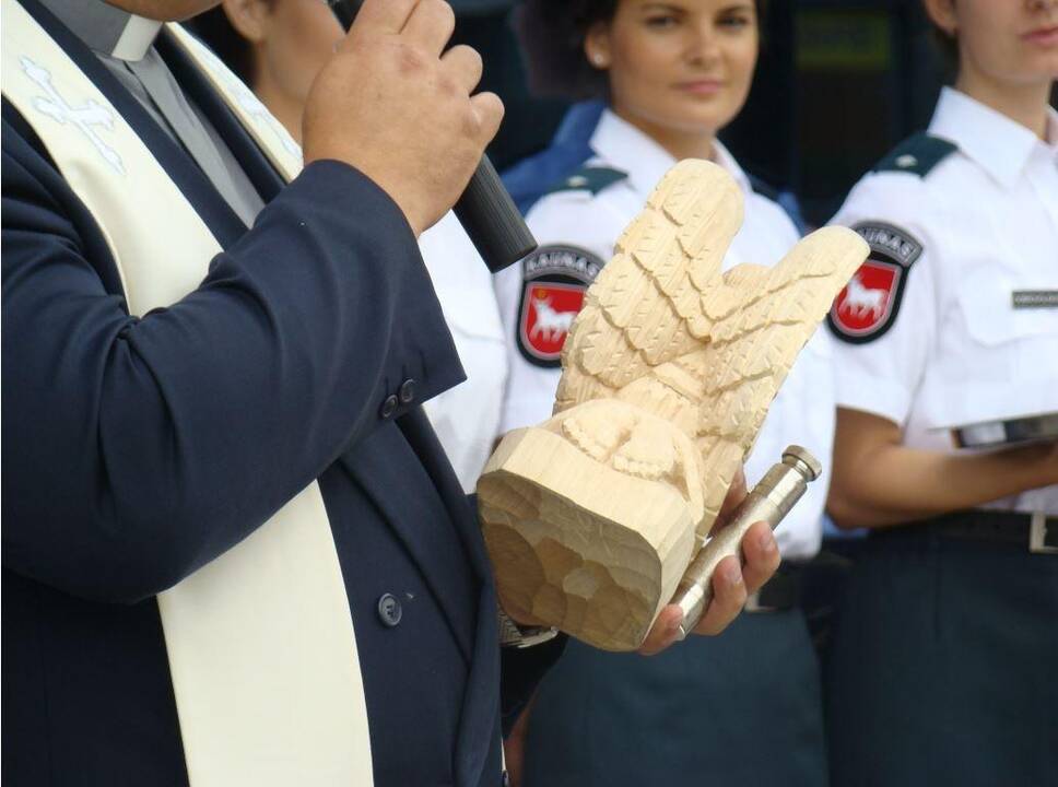 Atidarytas naujas Santakos policijos komisariato pastatas