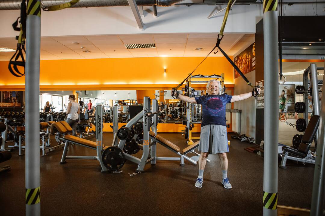 Aktyvumas: Josifui – jau 80, tačiau jo biologinis amžius – vos 66-eri. Jaustis puikiai vyrui padeda sportas.