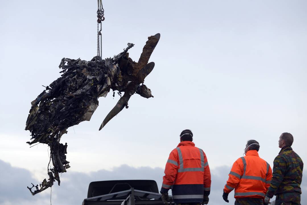 Belgijoje sudužęs lėktuvas nukrito jau antrą kartą