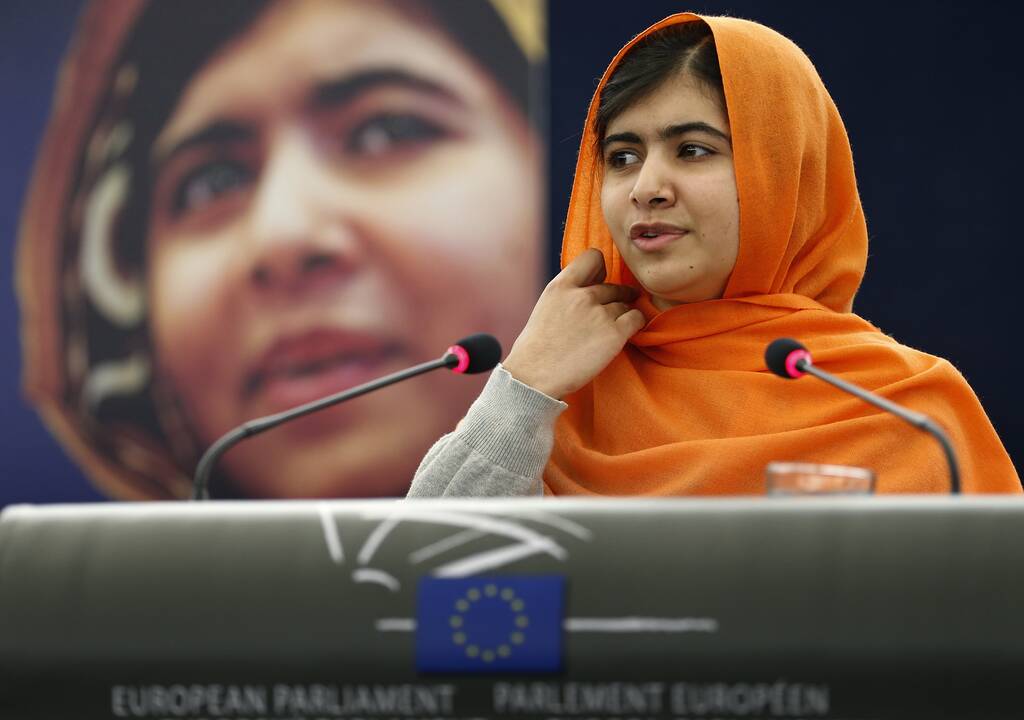 Pakistaniečių paauglė Malala gavo ES Sacharovo premiją