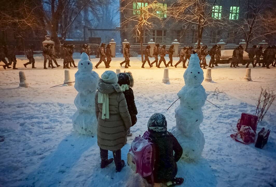 Kijevo Nepriklausomybės aikštėje nutarta kasmet lieti čiuožyklą