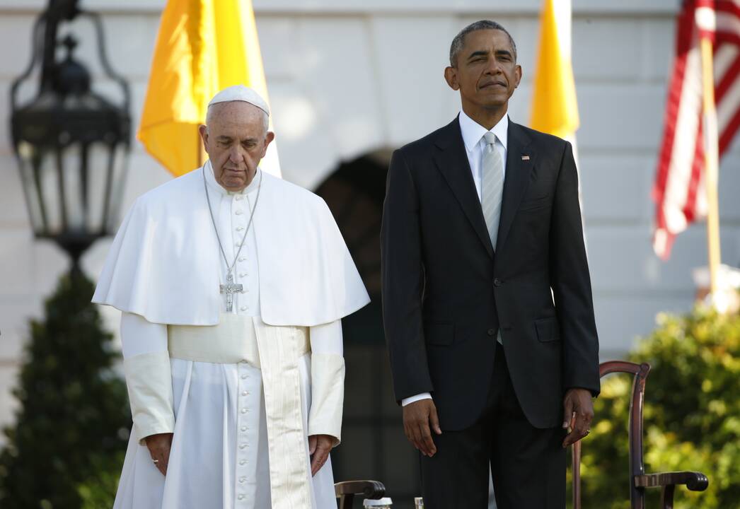 popiežius Pranciškus ir Barackas Obama