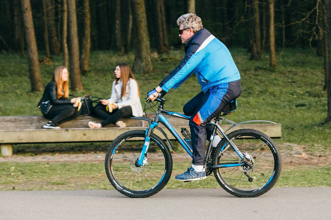 Verkių regioniniame parke – dviračių žygis