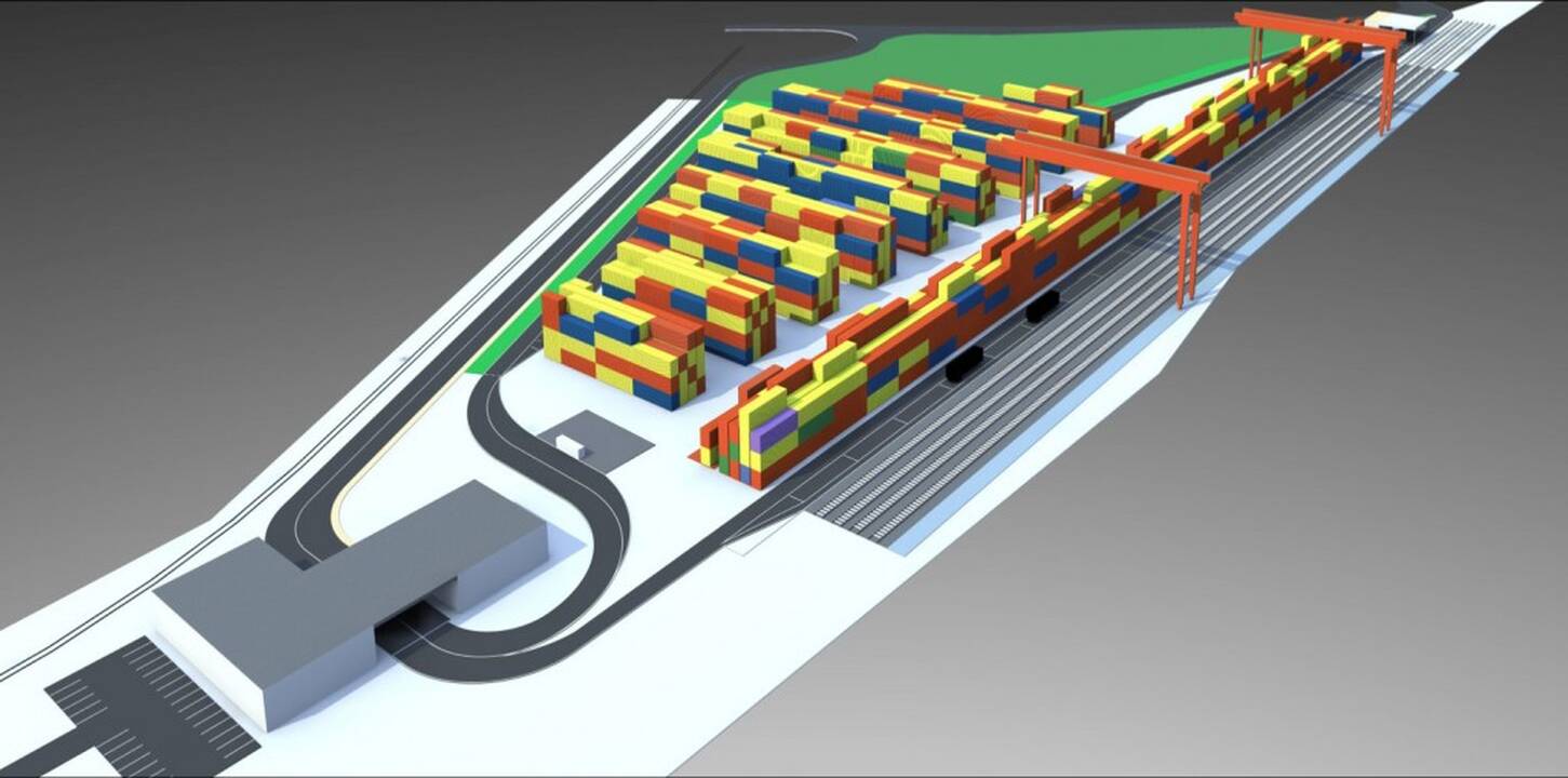 Vilniaus intermodalinis logistikos terminalas veiks jau spalį