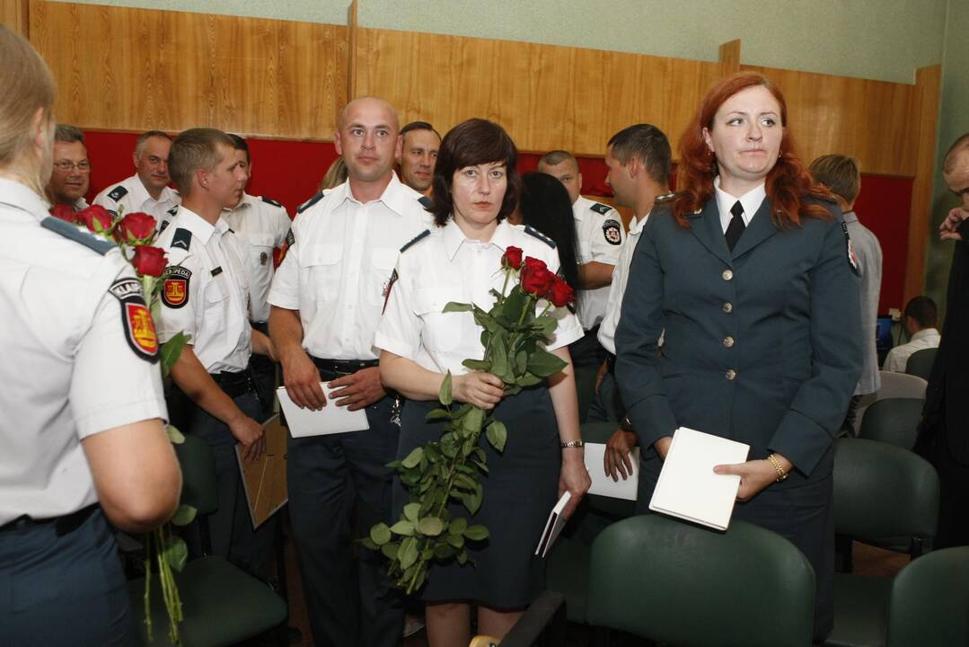 Tarnybą pradėjusių pareigūnų Priesaikos ceremonija Klaipėdoje