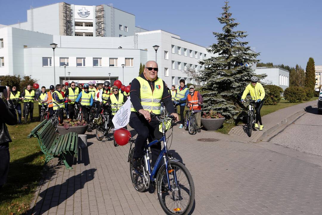 Žygis dviračiais prieš širdies ligas