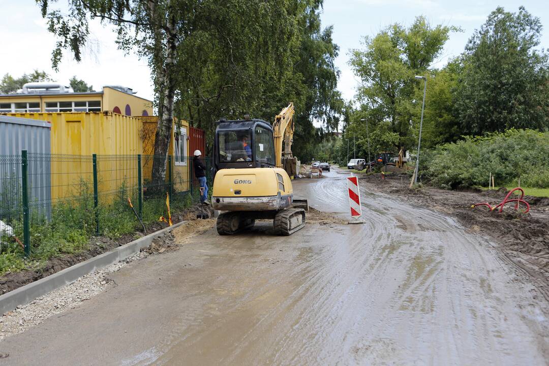 Meras apžiūrėjo darželį "Puriena"