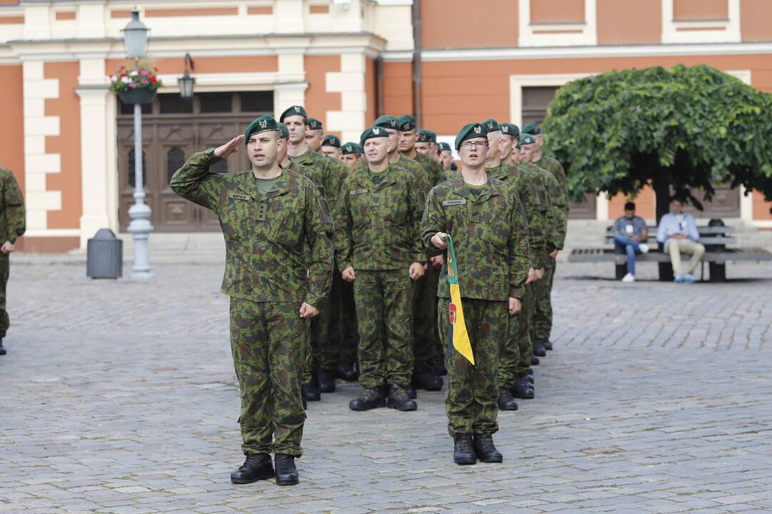 Dragūnų bataliono jubiliejaus iškilmes