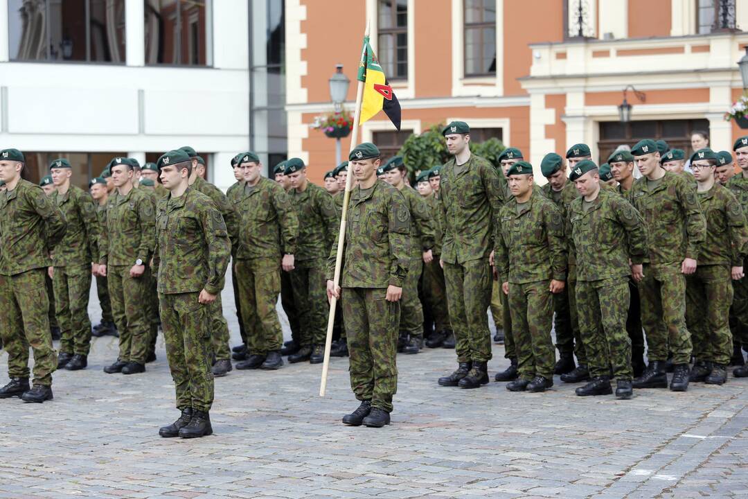 Dragūnų bataliono jubiliejaus iškilmes