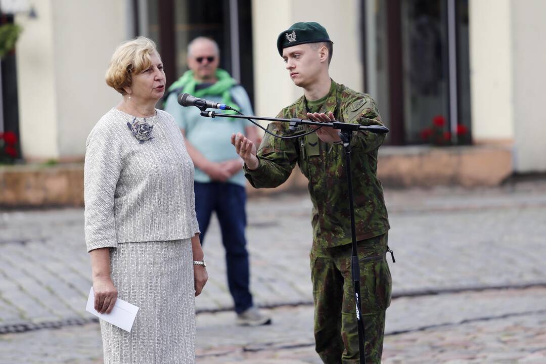 Dragūnų bataliono jubiliejaus iškilmes