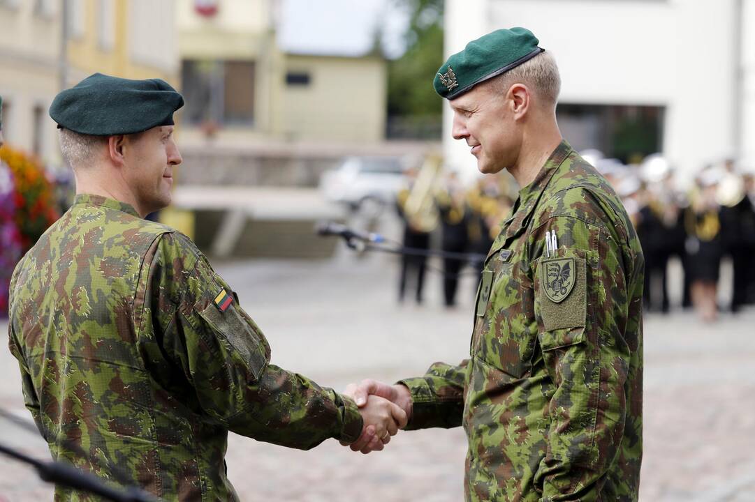 Dragūnų bataliono jubiliejaus iškilmes