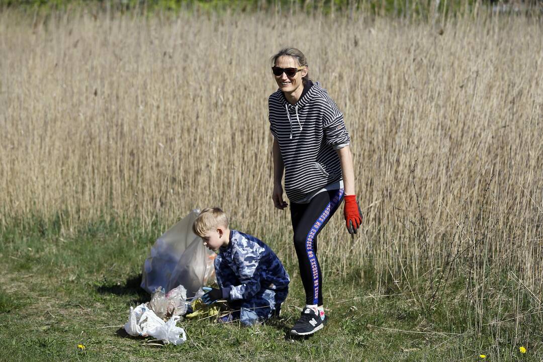 Klaipėdiečiai valė Dangės upę ir krantinę