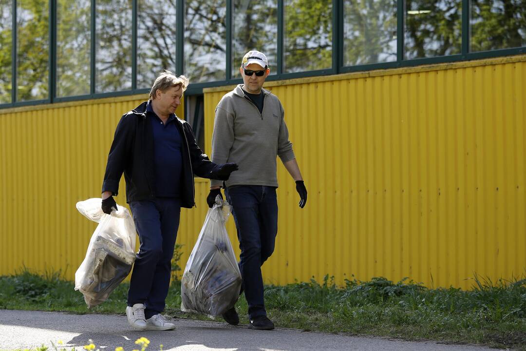 Klaipėdiečiai valė Dangės upę ir krantinę