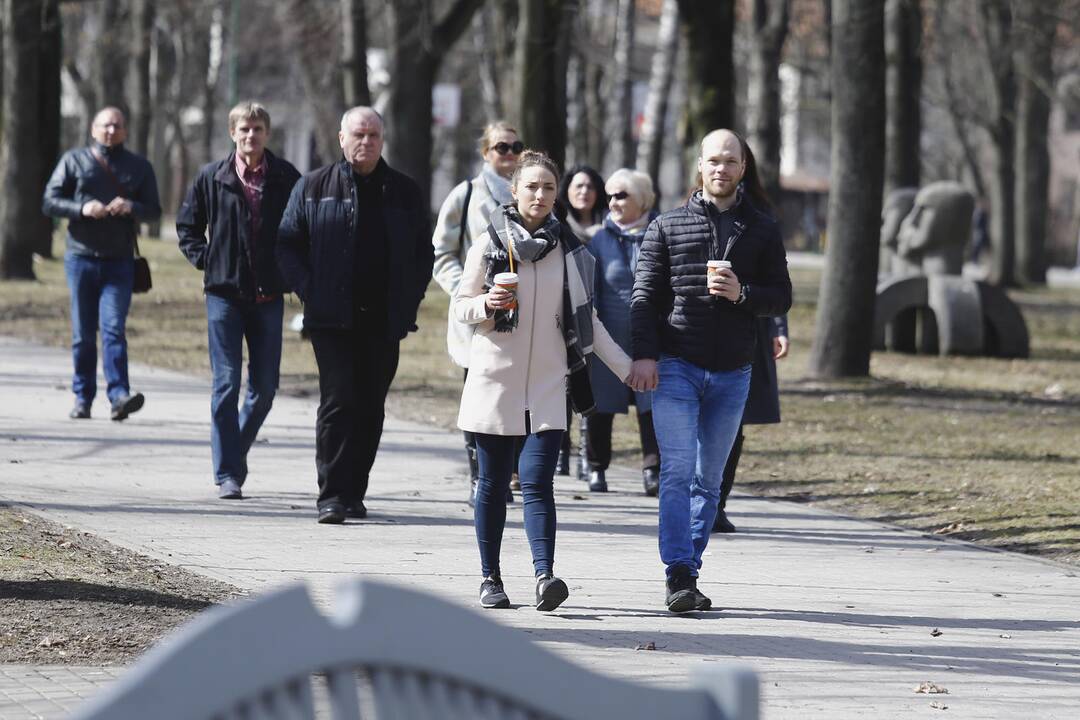 Skulptūrų parke – "Vynerio arbatėlė"