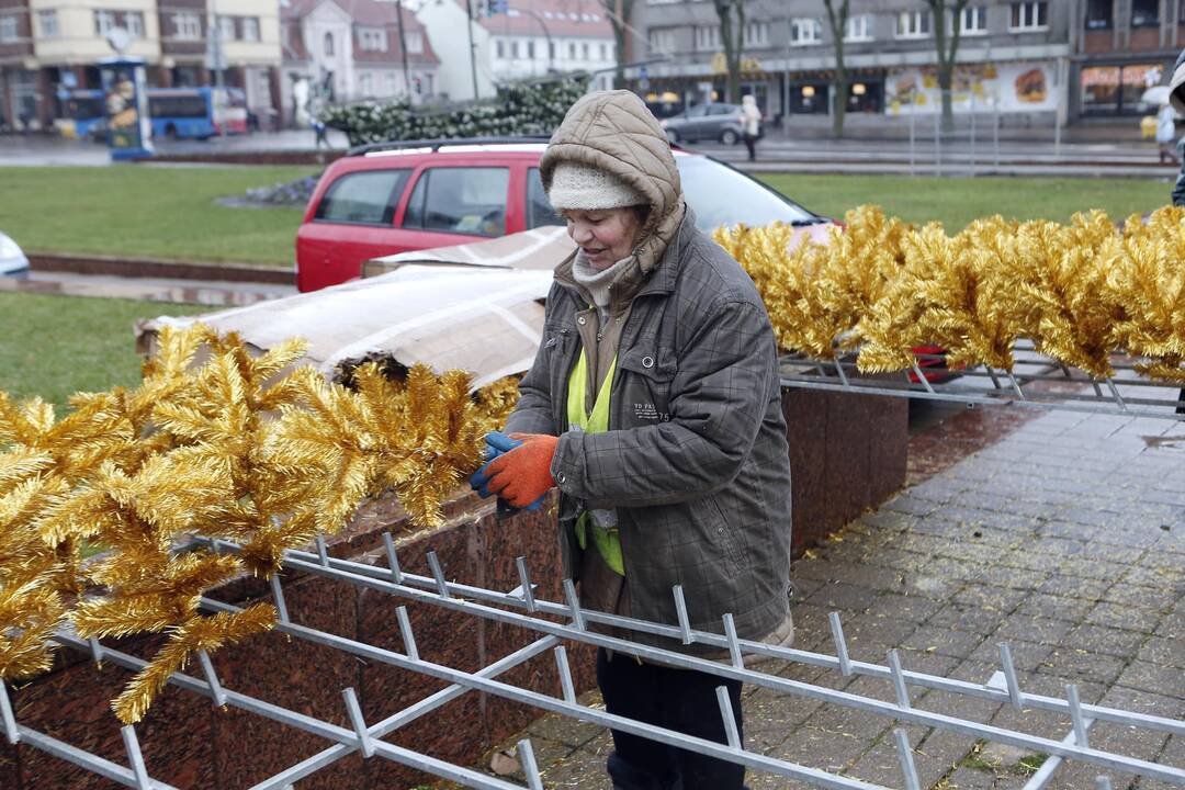 Klaipėda ruošiasi Kalėdoms