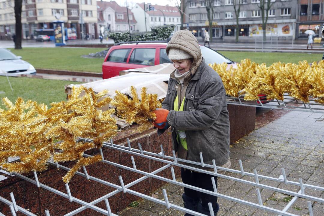 Klaipėda ruošiasi Kalėdoms