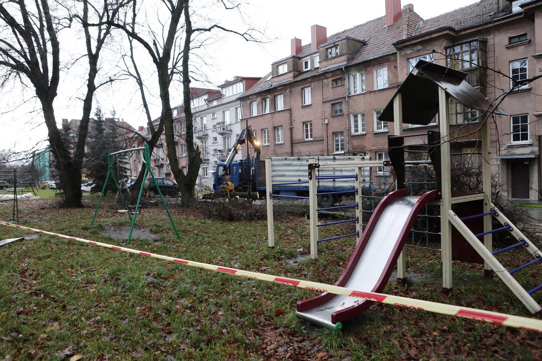 Gyventojai pasipyktino dėl kieme atliekamų darbų