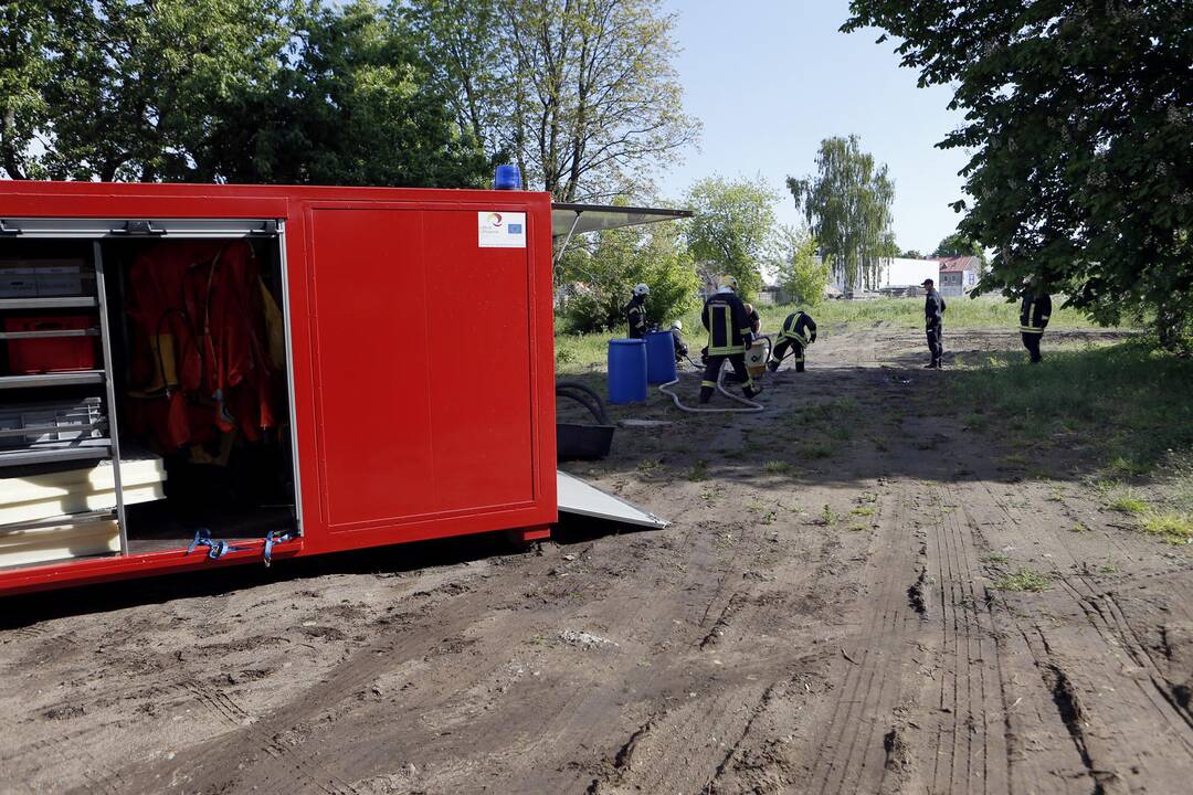 Išsiliejo dyzelinas