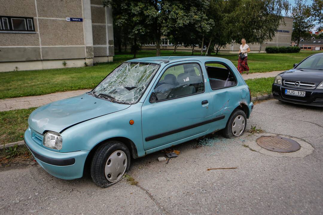 Apleisti automobiliai – chuliganų grobis