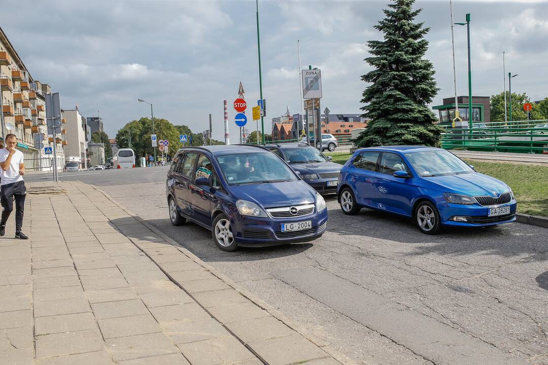 Avarija Danės gatvėje