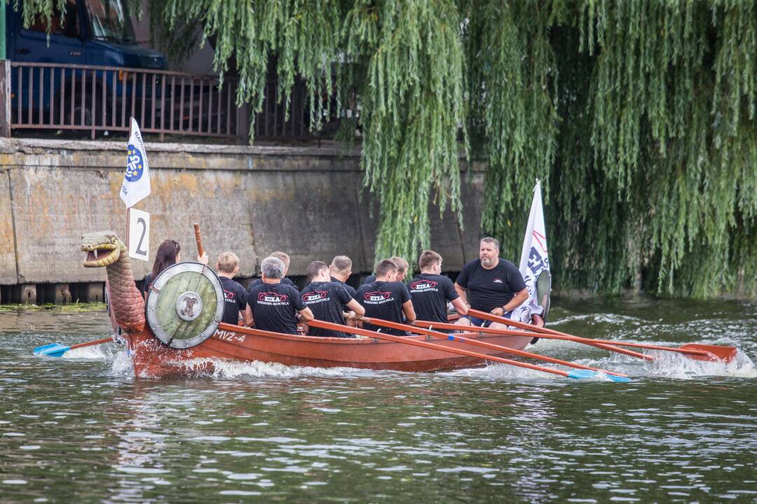 "Drakonų" laivų lenktynės 2018